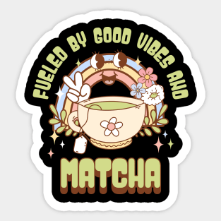 Good Vibes and Matcha Green Tea Sticker